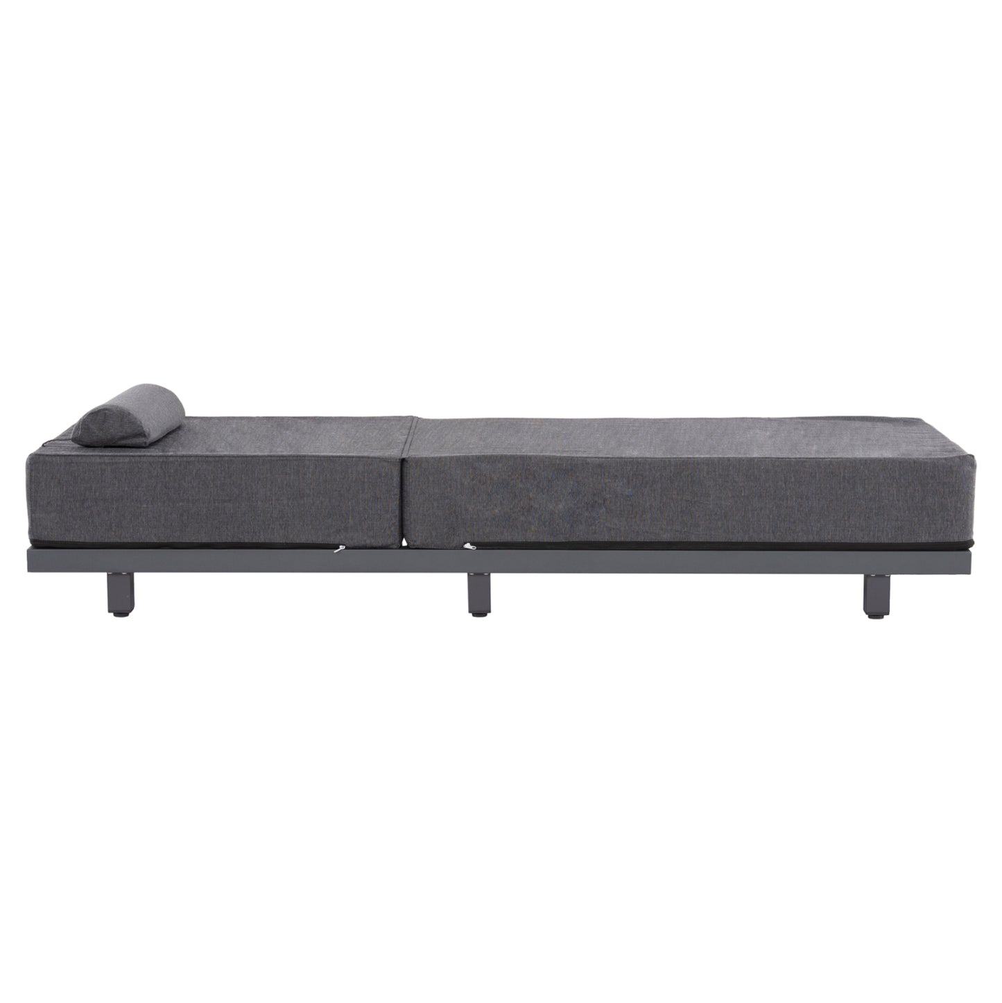 Professional Sunlounger Jessie Hm10714.03 Dark Grey Aluminum & Cushion 200x71x79hcm.