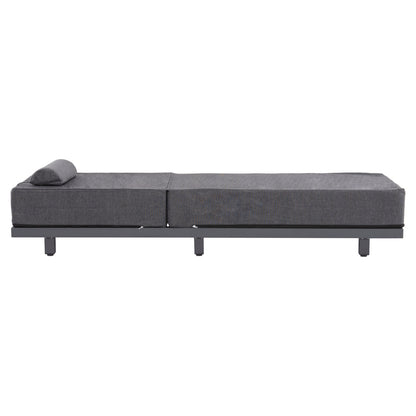 Professional Sunlounger Jessie Hm10714.03 Dark Grey Aluminum & Cushion 200x71x79hcm.