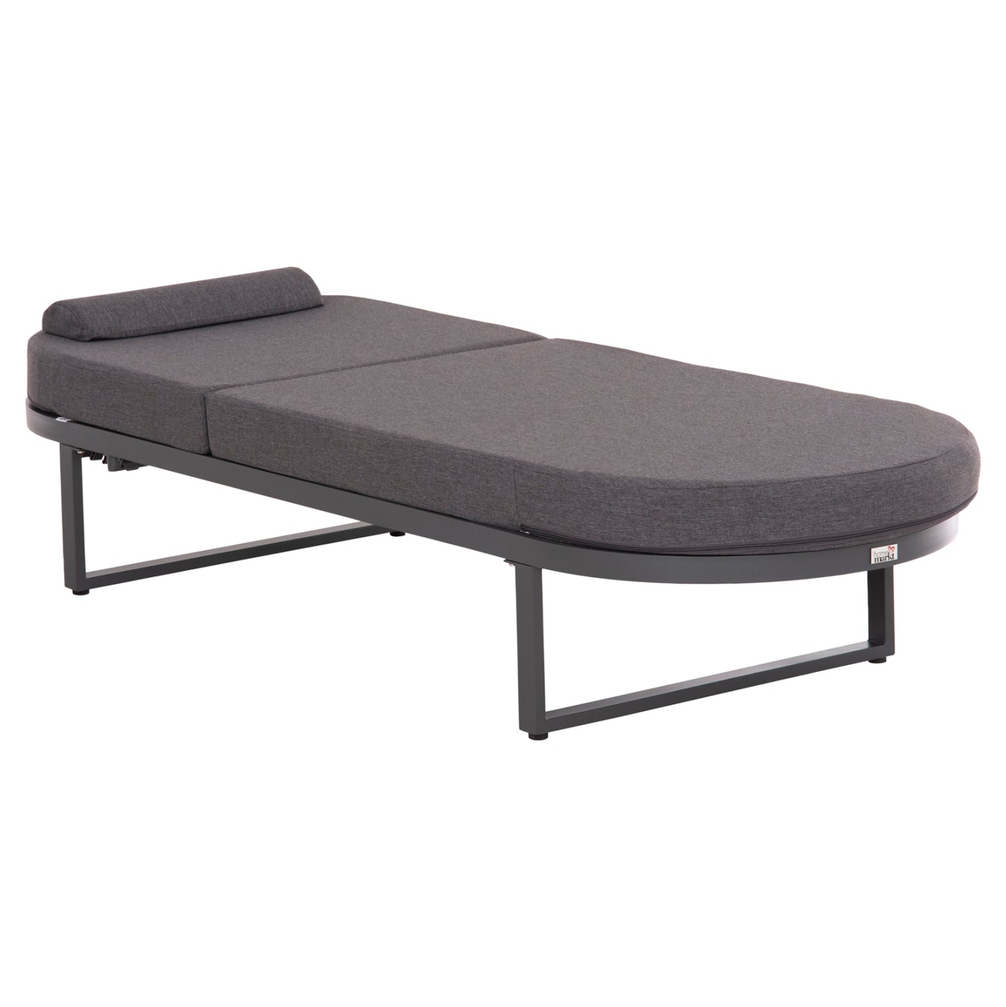 Professional Sunlounger Mallow Hm10715.03 Dark Grey Aluminum & Cushion 198x71x40,5-103hcm.