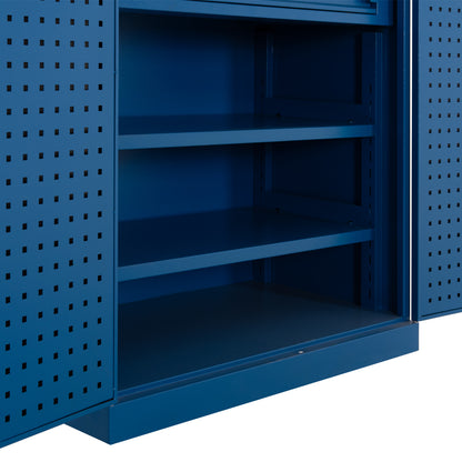 Professional Heavy Duty Storage Cabinet Brute Hm6639 Metal In Blue 100x50x180hcm.