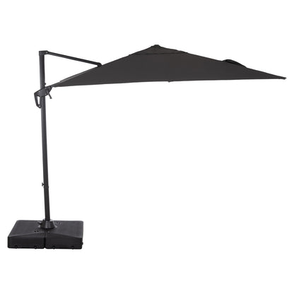 Professional Umbrella 2.7x2.7m With Water Base Javante Hm10857.01 Grey Alum. & Shade