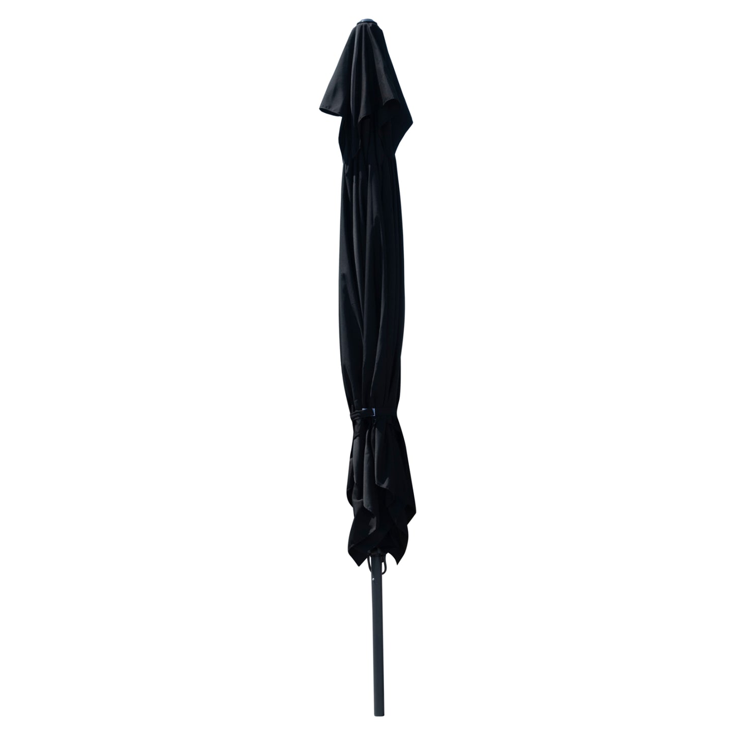 Professional Umbrella Alu Telescopic Hm6031.03 4x4x2,95-4Μ With Black Acrylic Cloth