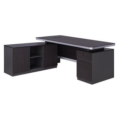 Professional Office Left Corner Hm2092l Rosewood 180x160x76cm