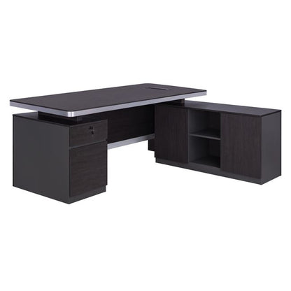 Professional Office Right Corner Hm2092r Rosewood 180x160x76cm