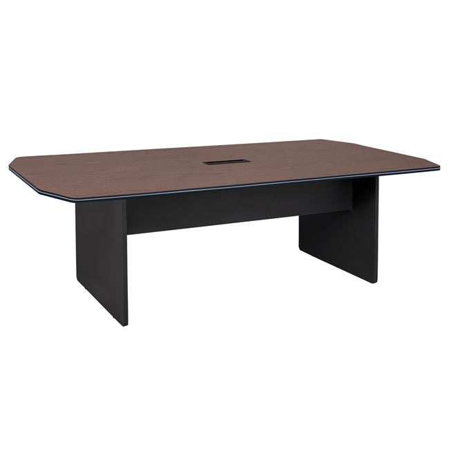 Professional Meeting Desk Walnut Color 240x120x75 Hm2103.02