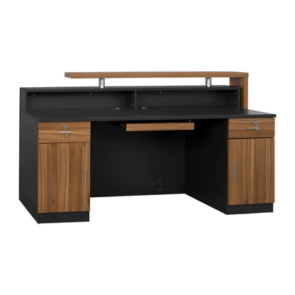 Professional Reception Desk Supreme 200x62x104 Hm2362