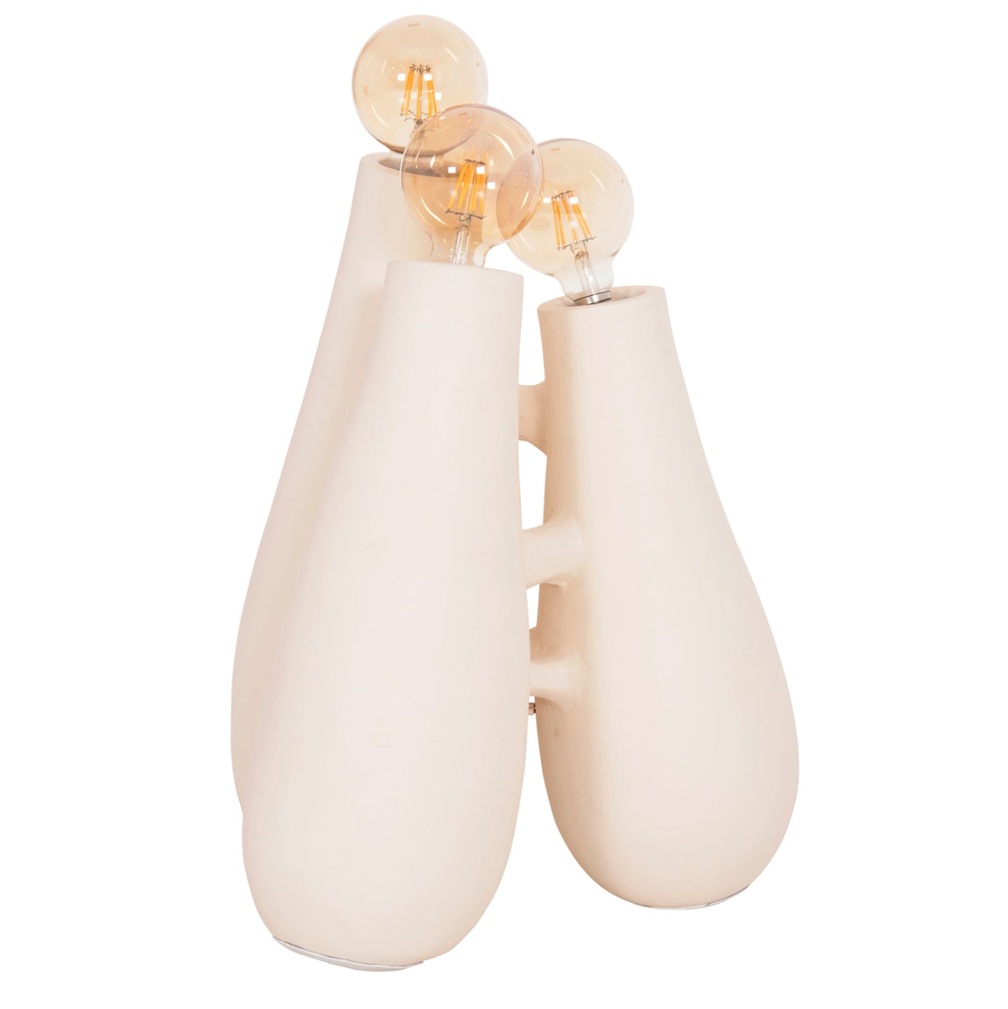 Floor Lamp Trilux Hm4700.02 Terracotta In Off White--[Ε27x3]-45x45x50hcm.