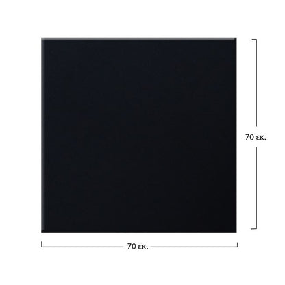 Table's Desktop 190 Werzalit 70x70 Black Color Hm5230.01