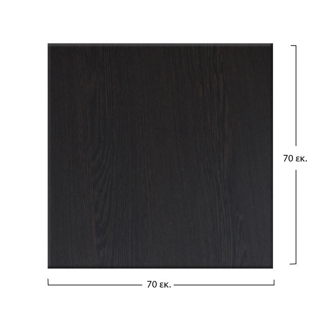 Table's Desktop 272 Werzalit 70x70 Cm In Wenge Hm5230.03