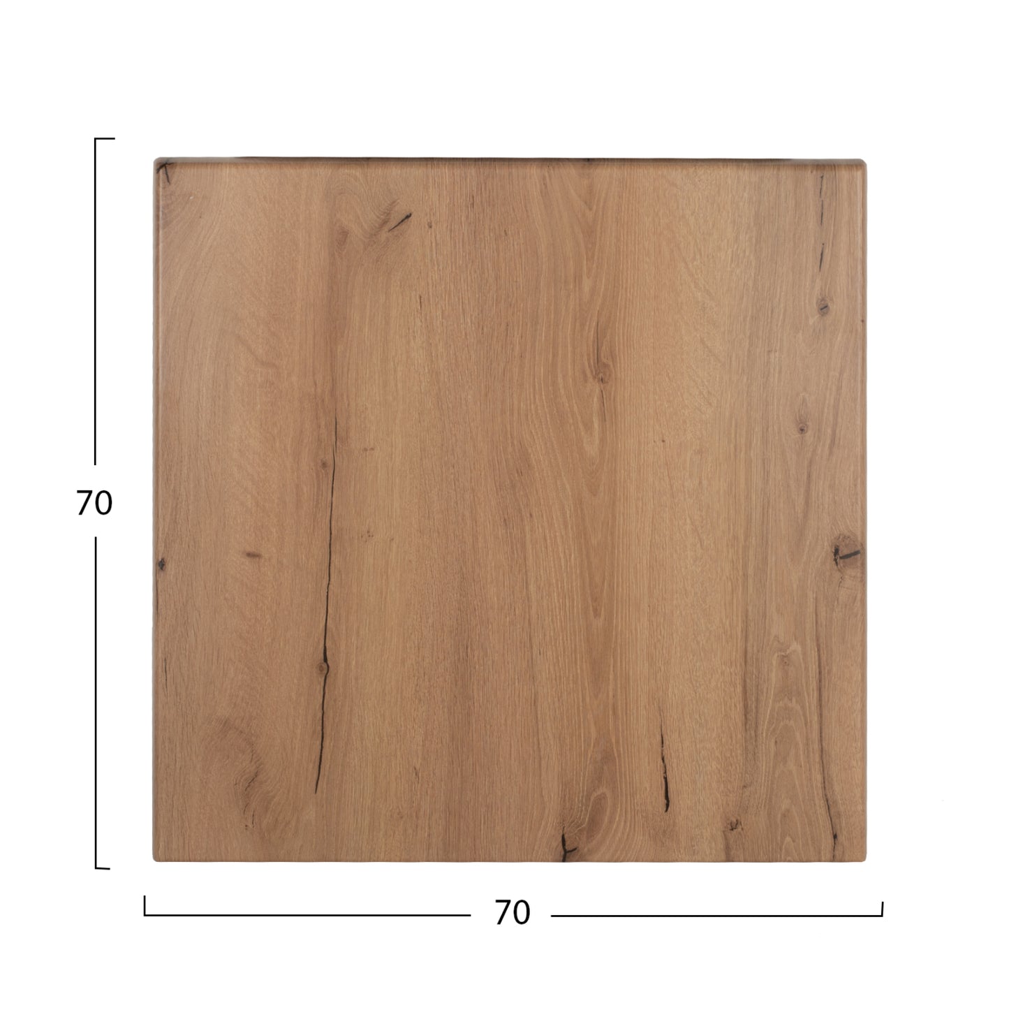 Tabletop 4680 Werzalit ΗΜ5230.14 Natural 70x70cm.