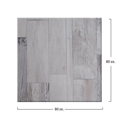 Table's Desktop 537 Werzalit 80x80 Cm In White Block Hm5231.07