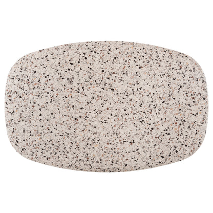 Tabletop 5766 Werzalit Hm5916.16 Terrazzo Color 146x94cm.