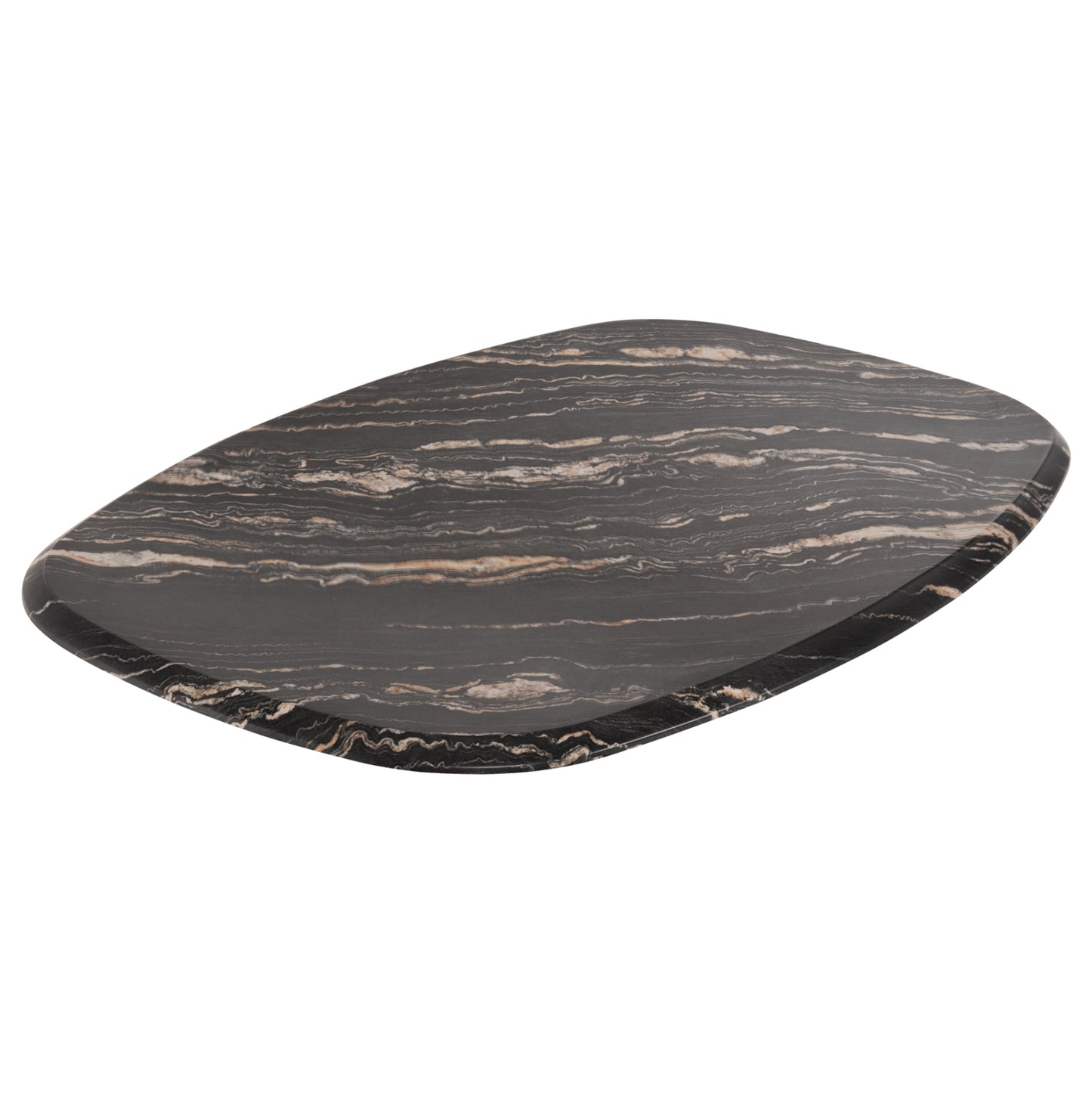 Tabletop 5787 Werzalit Hm5916.15 Black&gold Marble Color 146x94cm.