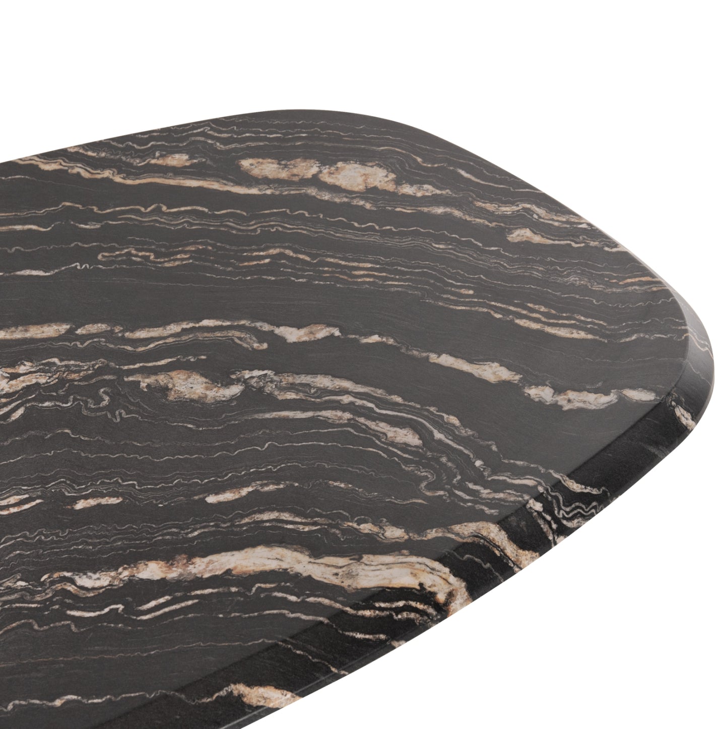 Tabletop 5787 Werzalit Hm5916.15 Black&gold Marble Color 146x94cm.