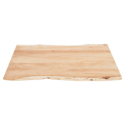 Tabletop-solid Acacia Wood Hm8465.21 Natural Wood Color 140x80x4(thickness) Cm.