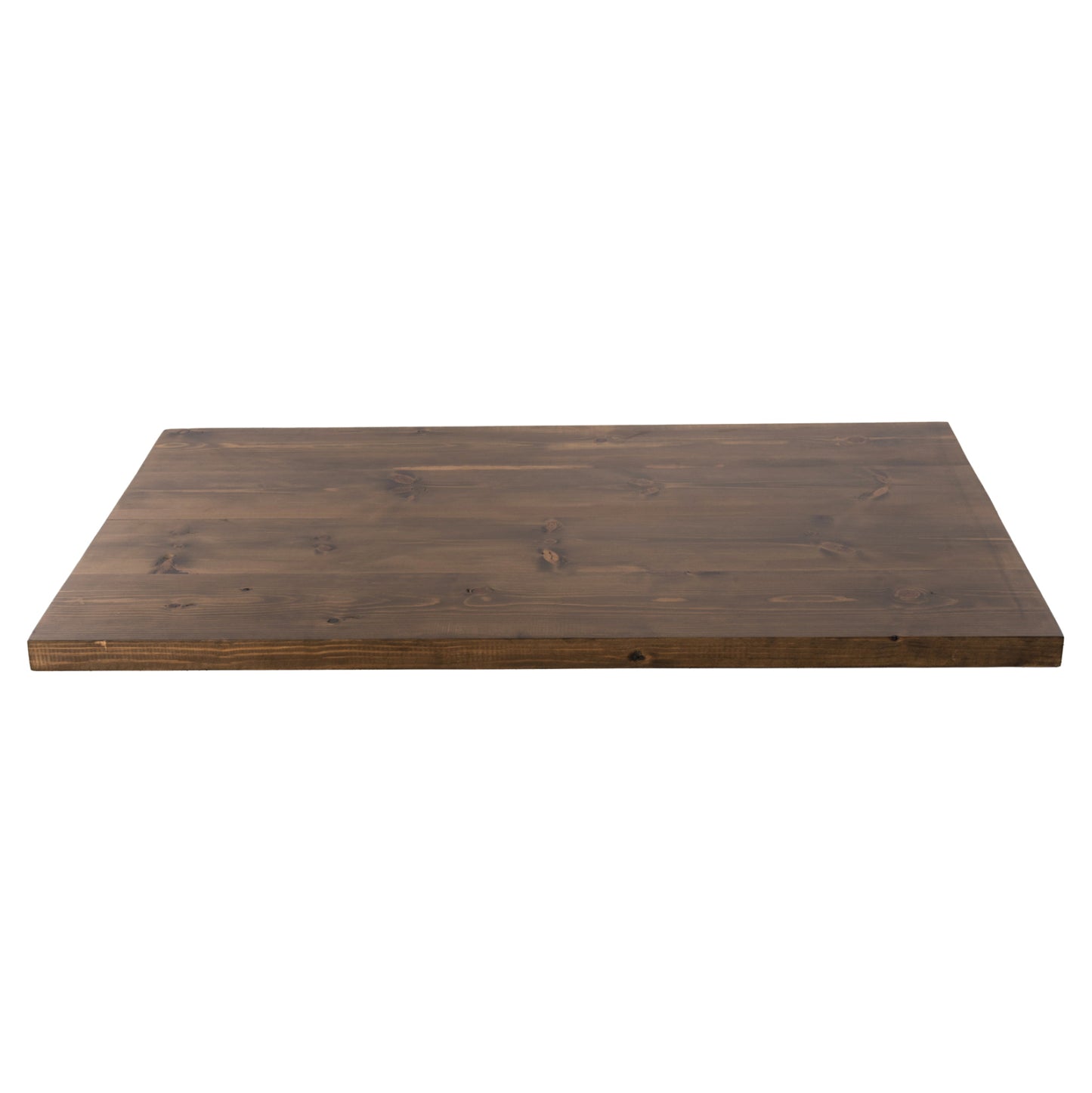Tabletop Hm6151 Solid Fir Wood In Walnut Varnish 120x80x4(thickness)cm.