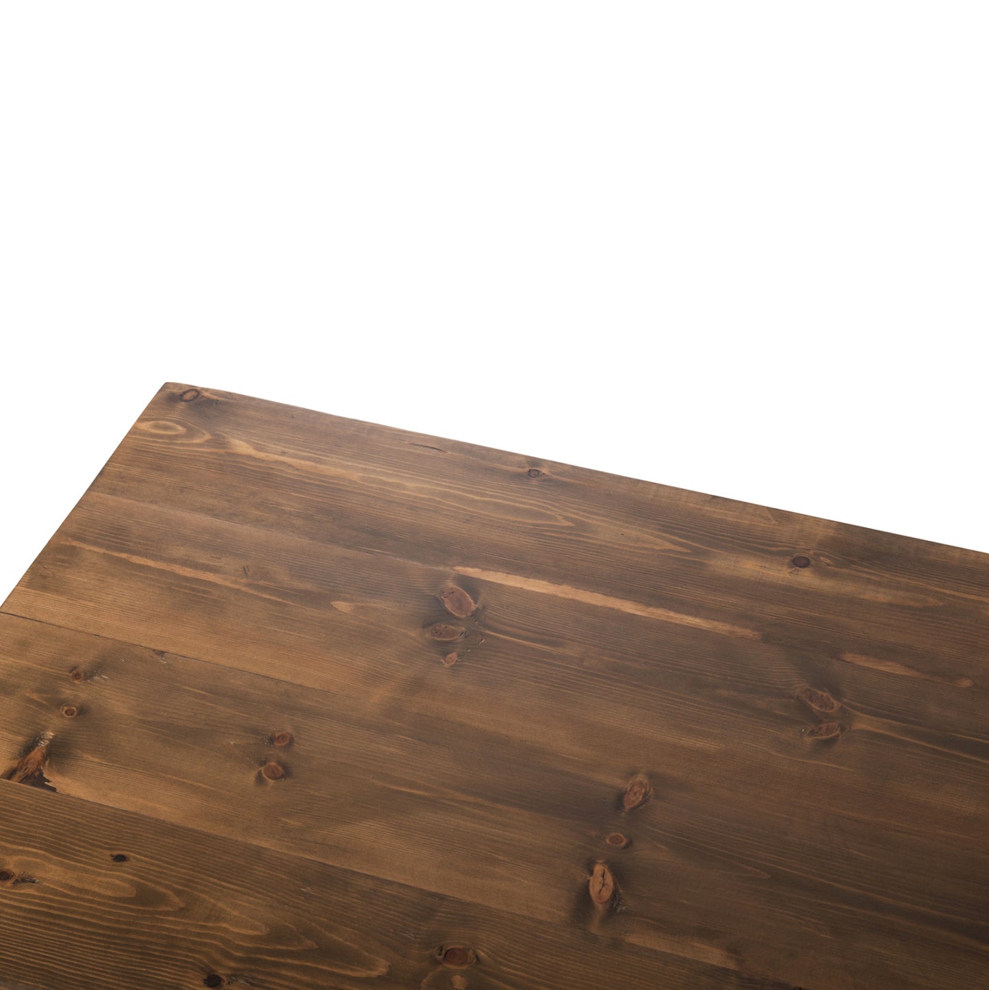 Tabletop Hm6151 Solid Fir Wood In Walnut Varnish 120x80x4(thickness)cm.