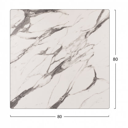 ΕΠΙΦΑΝΕΙΑ ΤΡΑΠΕΖΙΟΥ Hpl Hm5839.11 Marble White-grey 80x80 εκ. ΠΑΧΟΥΣ 12mm.