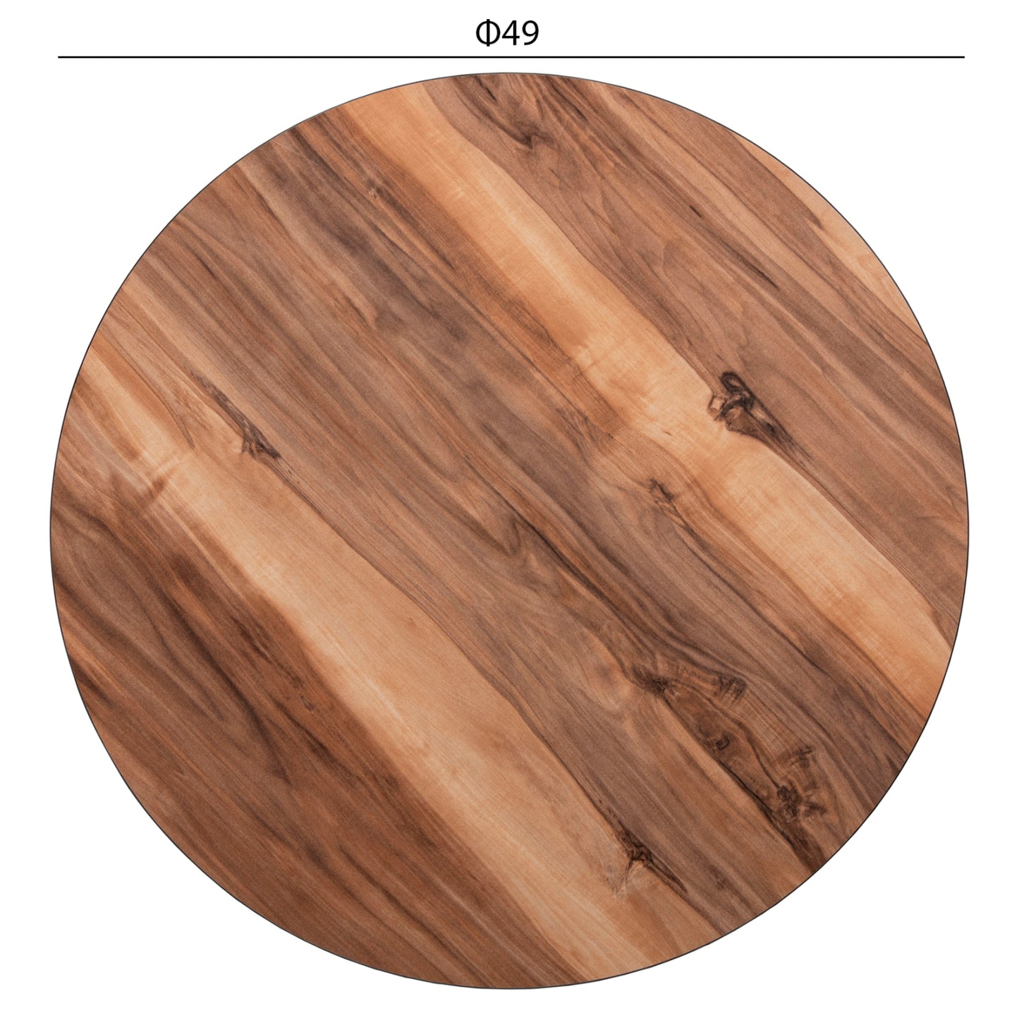 Hpl Tabletop Hm5841.10 Indian Shesman Φ60cm. Thickness 12mm