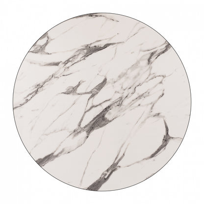 ΕΠΙΦΑΝΕΙΑ ΤΡΑΠΕΖΙΟΥ Hpl Hm5841.11 Marble White-grey Φ60 εκ. ΠΑΧΟΥΣ 12mm.