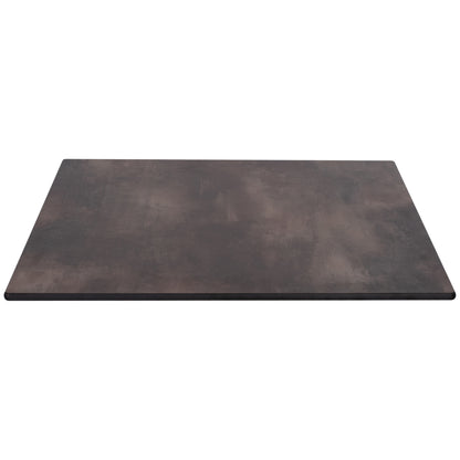 Hpl Tabletop Hm5838.25 Square In Ferndale Concrete Color 69x69cm