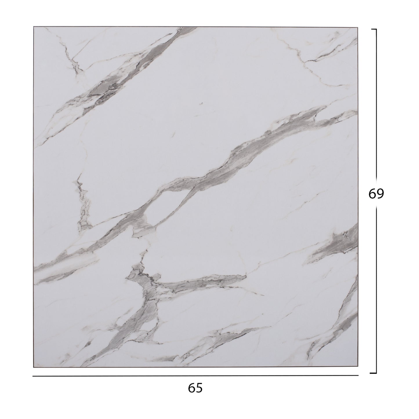 ΕΠΙΦΑΝΕΙΑ ΤΡΑΠΕΖΙΟΥ Hpl Marble White-grey 5145 Hm5827.11 65x69