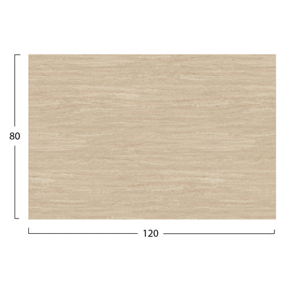 Hpl Tabletop Hm5840.35 Rectangular In Travertine 120x80cm.