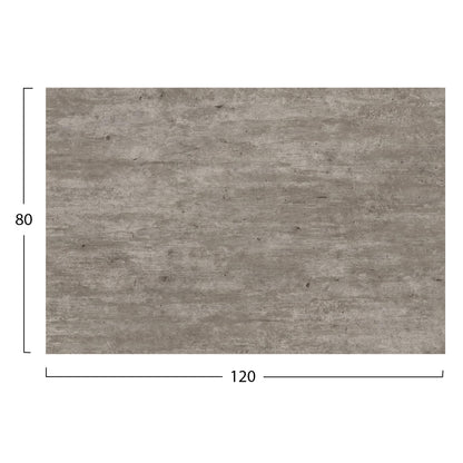 Hpl Tabletop Hm5840.37 Rectangular In Concrete 120x80cm.