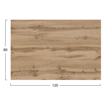 Hpl Tabletop Hm5840.36 Rectangular In Sonama Oak 120x80cm.