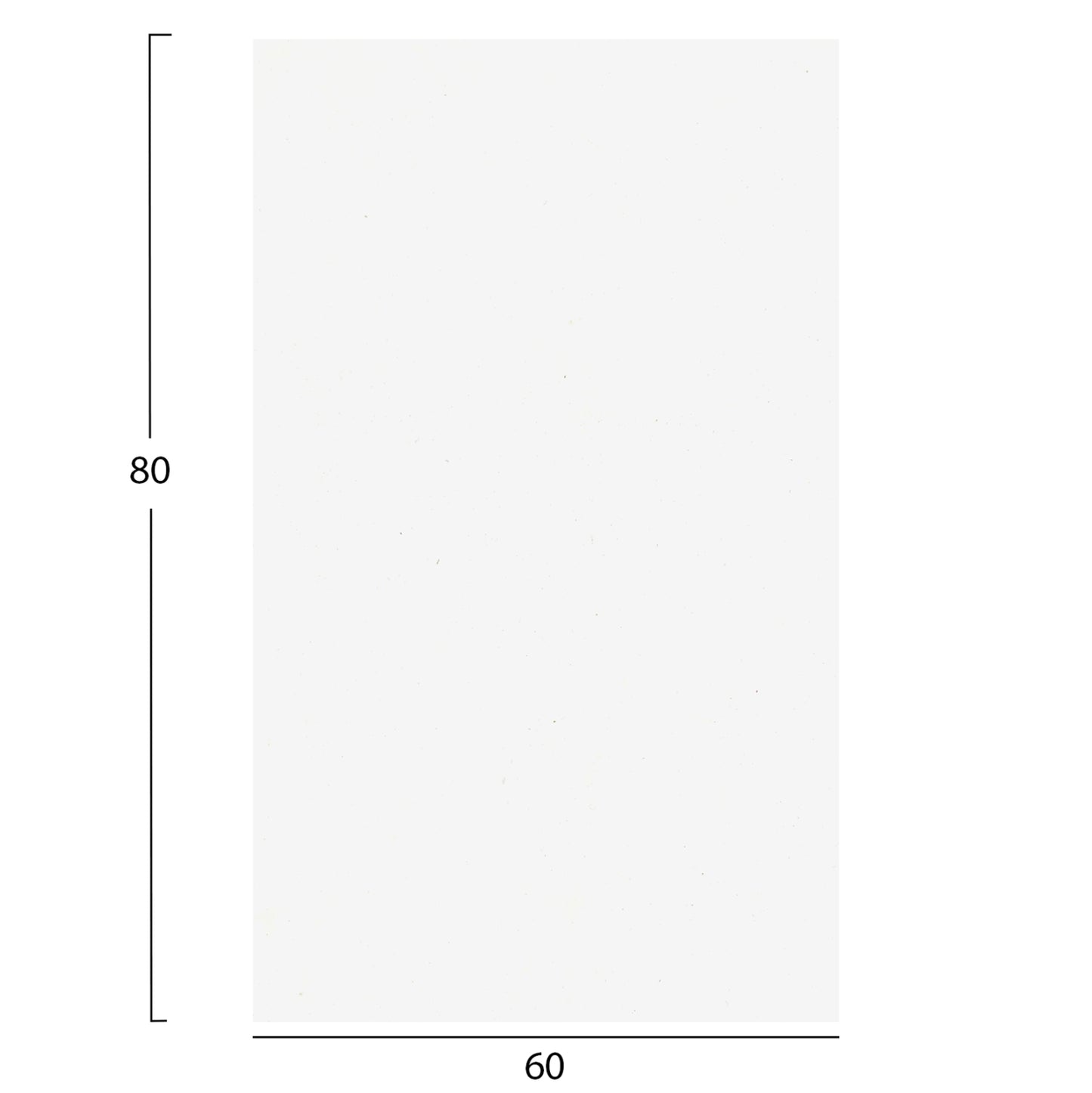 Hpl Tabletop Hm6350.22 Rectangular In White Color 60x80cm