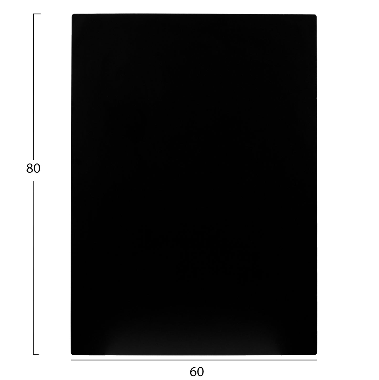 Hpl Tabletop Hm6350.21 Rectangular In White Color 60x80cm