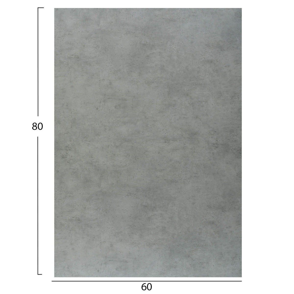 Hpl Tabletop Hm6350.32 Rectangular In Cement Color 60x80cm