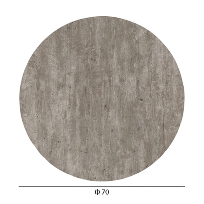 Hpl Tabletop Hm5842.37 Round In Concrete Φ70cm.