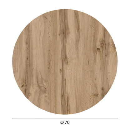 Hpl Tabletop Hm5842.36 Round In Sonama Oak Φ70cm.