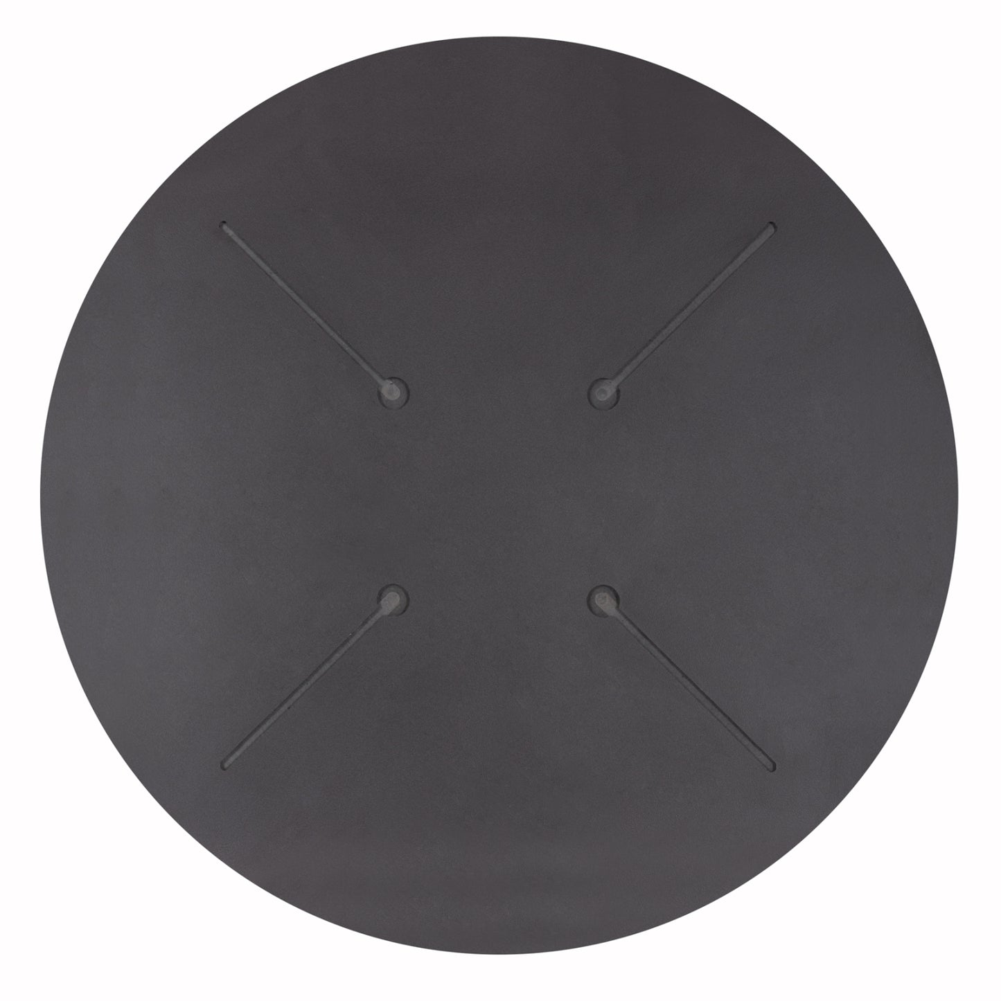 Hpl Tabletop Hm5842.21 Round In Black Φ70cm.