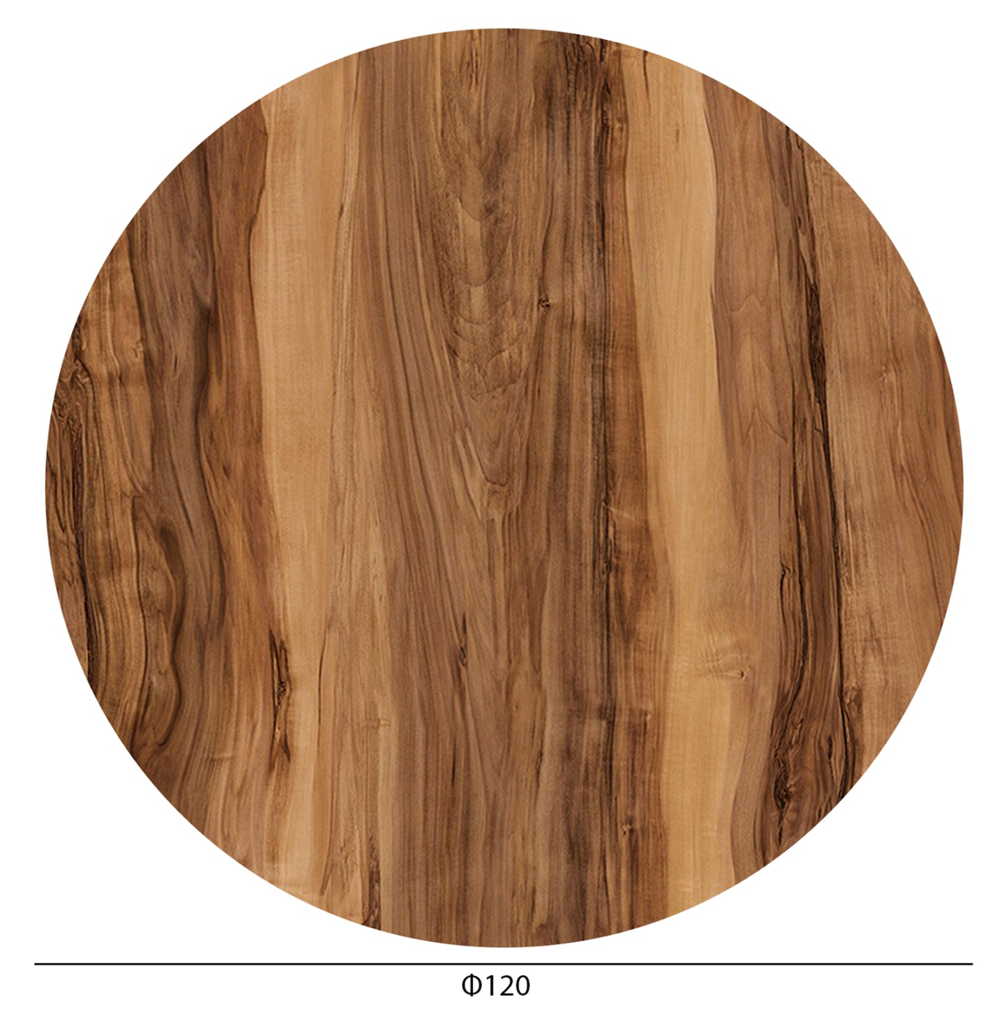 Hpl Tabletop Hm6351.30 Round-indian SheΕsham Φ120cm.