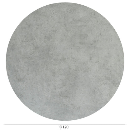 Hpl Tabletop Hm6351.32 Round In Cement Φ120cm.