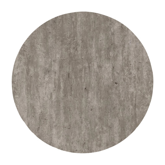 Hpl Tabletop Hm6351.37 Round In Concrete Φ120cm.