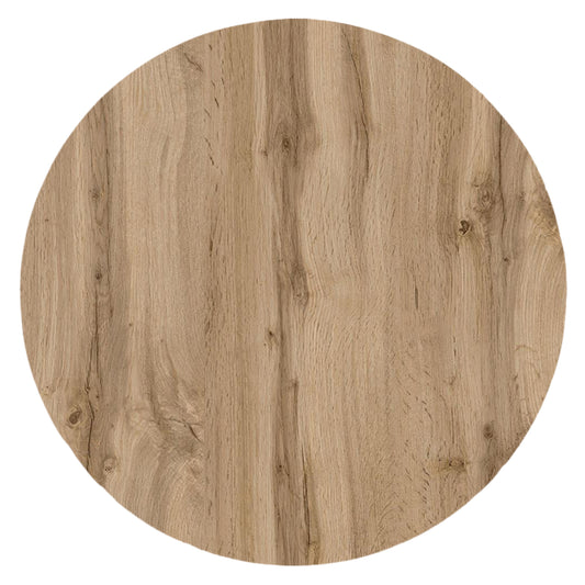 Hpl Tabletop Hm6351.36 Round In Sonama Oak Φ120cm.
