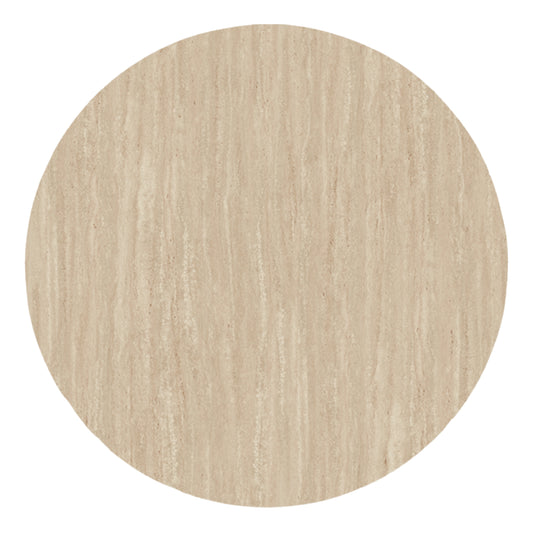 Hpl Tabletop Hm6351.35 Round In Travertine Stone Color Φ120cm.