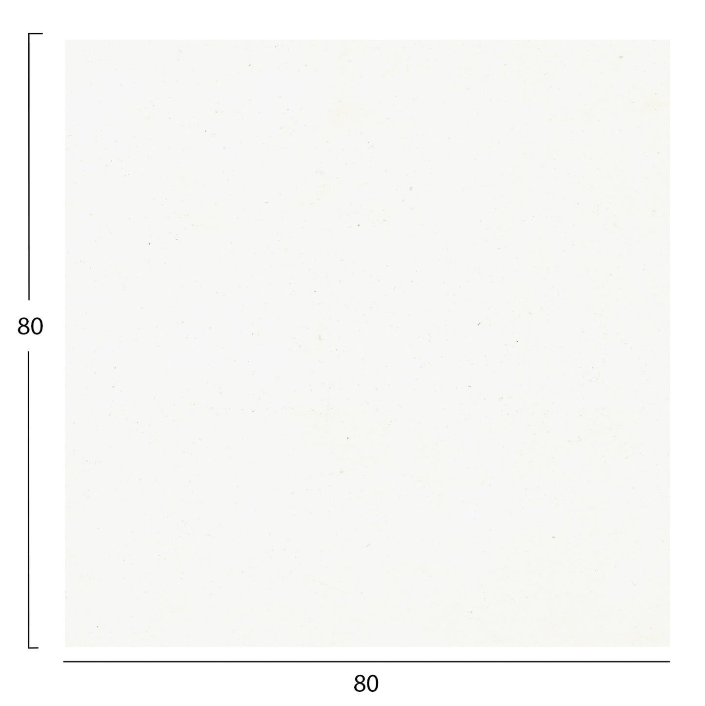 Square Hpl Tabletop Hm5839.23 White 80x80cm.