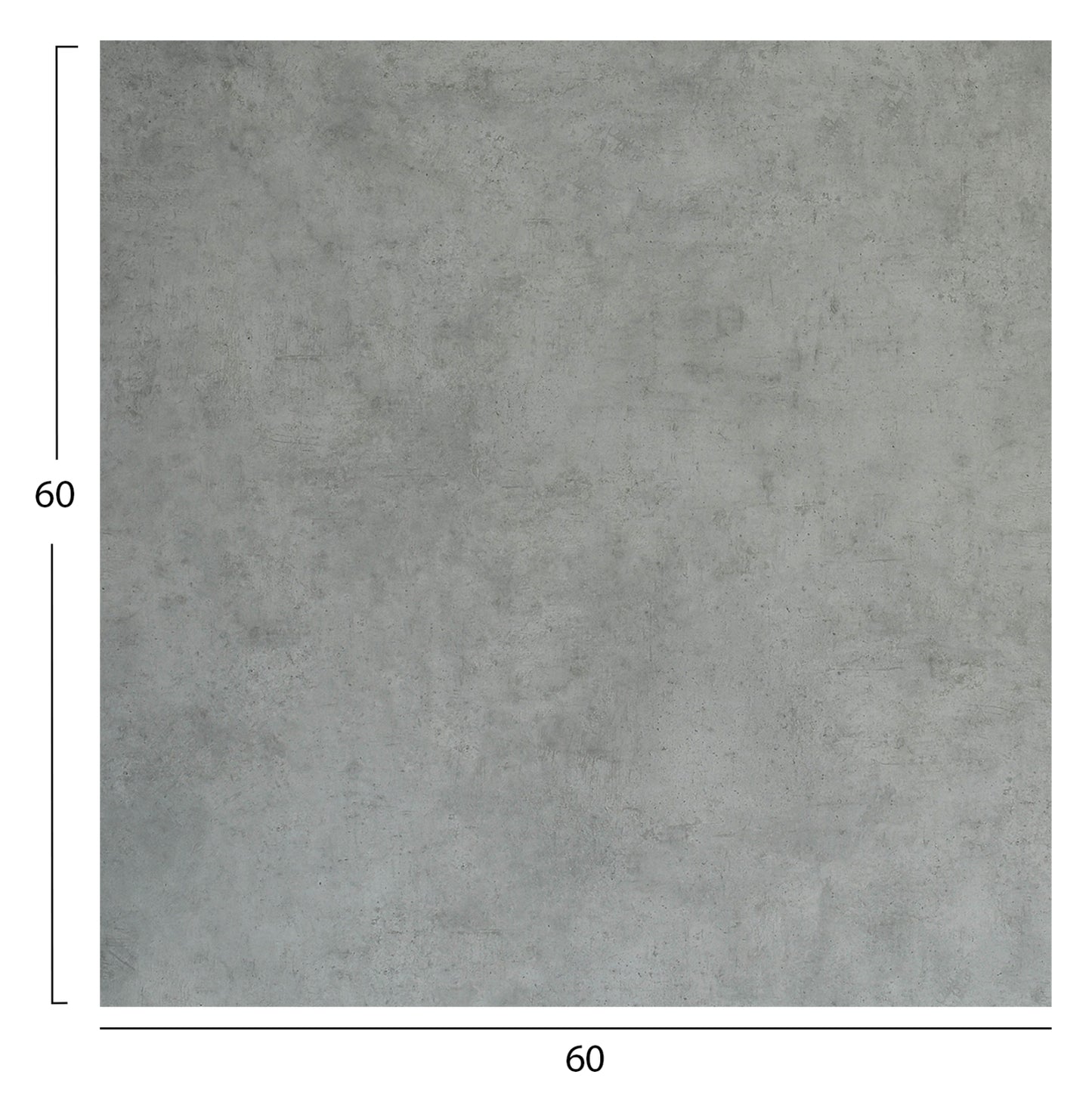 Hpl Tabletop Hm5837.32 Square In Cement Color 60x60cm