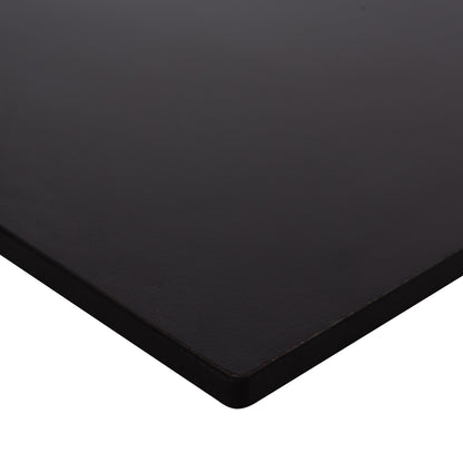 Hpl Tabletop Hm5837.21 Square In Black Color 60x60cm