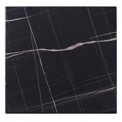 Table Top Black Marble 741 Werzalit 80x80 Hm5231.13