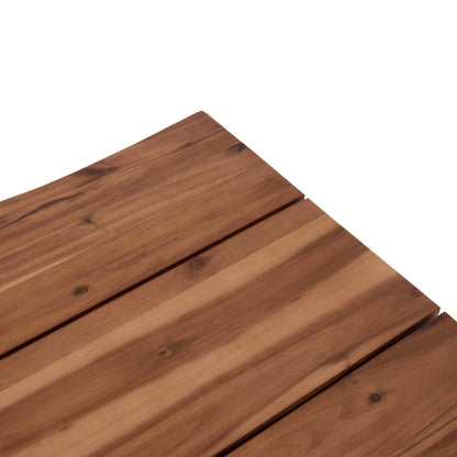Tabletop Rectangular Hm6301.01 Solid Acacia Wood In Natural Color--140x80x3.5 (thickness)cm.