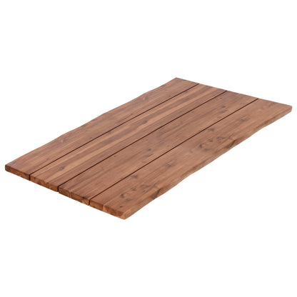 Tabletop Rectangular Hm6302.01 Solid Acacia Wood In Natural Color--160x80x3.5 (thickness)cm.