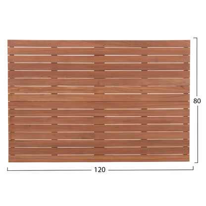 Tabletop Rectangular Hm18138 Teak Wood--natural Color 120x80x4(thickness)cm.