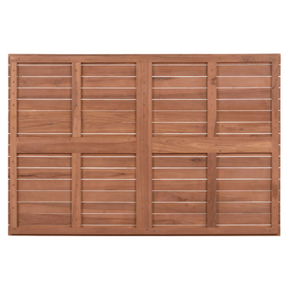 Tabletop Rectangular Hm18138 Teak Wood--natural Color 120x80x4(thickness)cm.