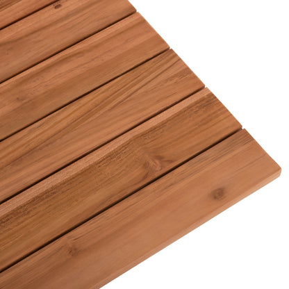 Tabletop Rectangular Hm6138 Solid Teak Wood In Natural Color 130x80.5x2.5(thickness)cm.