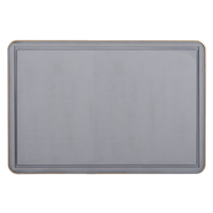 Sintered Stone Rectangular Tabletop Hm6656.12 White Marble-gold Alu Frame 120x80cm.